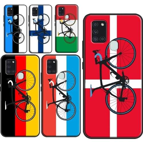 Bike Flag Kazakhstan Germany Greece Case For Samsung A52 A72 A32 A12 A21S A20e A10 A20 A30 A40 A50 A70 A11 A31 A41 A51 A71