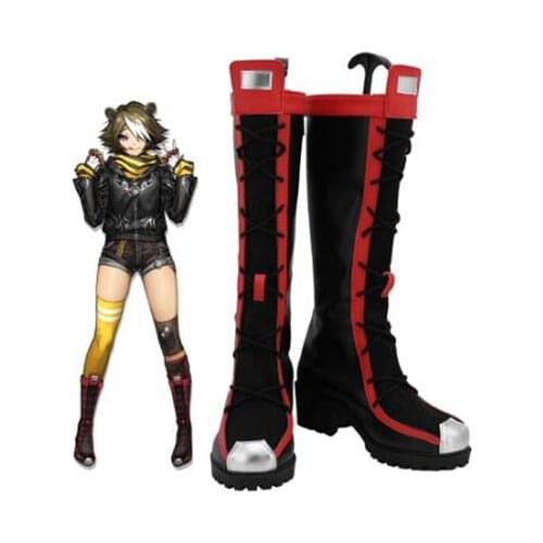 Arknights Beehunter Cosplay Boots Shoes Leather Women High Heel Shoes Costume Customized Accessories Halloween Party Shoes