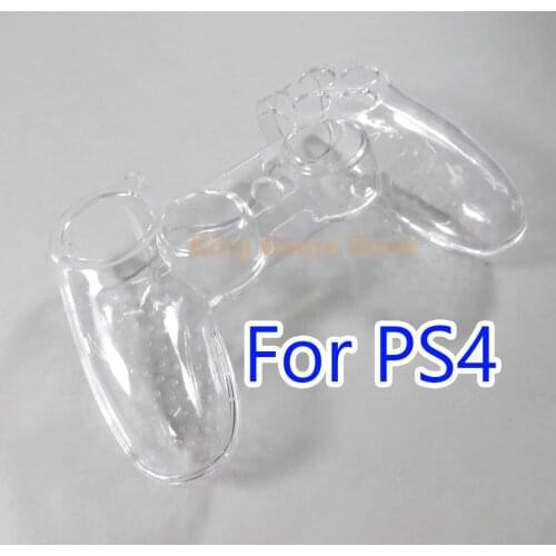 10pcs Replacement Crystal Clear Shell Case Cover For PS4 Protective Housing Shell For Sony Playstation 4 Controller Repair Parts