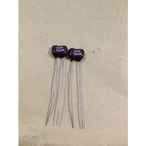 100% New and original 151PF 500V 151P 500V150P 150P/500V 150P 500V CM04FD151F03 Mica capacitor FOOT3MM