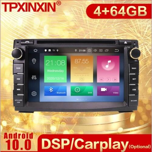 2 Din Carplay Android Radio Receiver For KIA VENGA CEED 2009 2010 2011 2012 2013 2014 2015 2016 GPS Navi Auto Recorder Head Unit