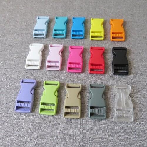 20pcs/lot 20mm wholesale Plastic breakaway buckle belt buckle for bag pet dog collar necklace bracelet paracord sewing accessory