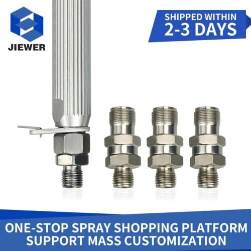 3PC Airless Fittings 1/4" Straight Pipe Hose Connector Airless Spray Gun Repair Tool 1/4" NPS 3000 PSI High Quality Adapter