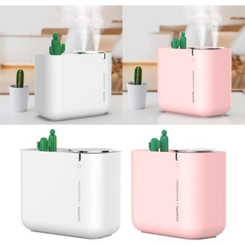 3000ML Large Capacity USB Aroma Diffuser Ultrasonic Cool Mist Humidifier Air Purifier with LED Night light for Home Household