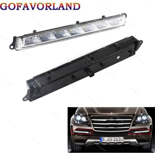 A1649060351 A1649060451 Left Or Right 1Pcs LED Daytime Running Light Fog Lamp For Mercedes-Benz GL X166 350 450 500 550 2013-16