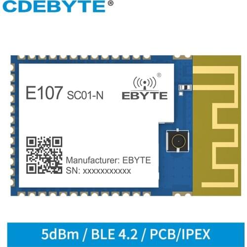 CDEBYTE E107-SC01-N 2.4GHz large-scale star network networking nodes low-power 5dbm SMD data acquisition communication module