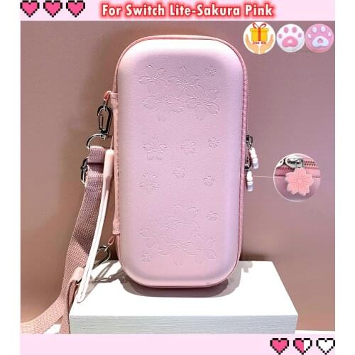 New Storage Bag for Nintendo Switch Lite Bag Travel Case Controller Hard Carry Portable Shockproof Pouch Zipper Handle Carry