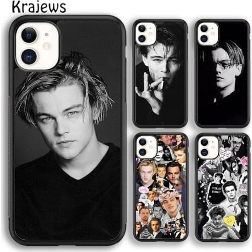 Krajews Leonardo DiCaprio young Super Star Phone Case Cover For iPhone 5s SE 6s 7 8 plus X XS XR 11 12 pro max Samsung S8 S9 S10