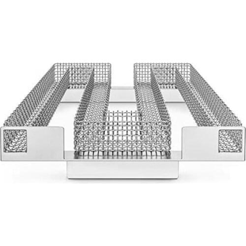 Cold Smoke Generator For Bbq Grill Wood Dust Hot And Cold Smoking Salmon Meat Burn Cooking Stainless Bbq Tools M model