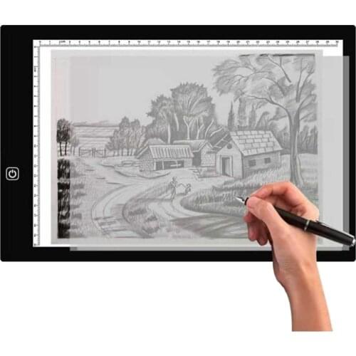 Graphic Tablet LED Tracing Light Box Ultra Thin Stepless Dimmable Brightness Artcraft Light Table Pad Board