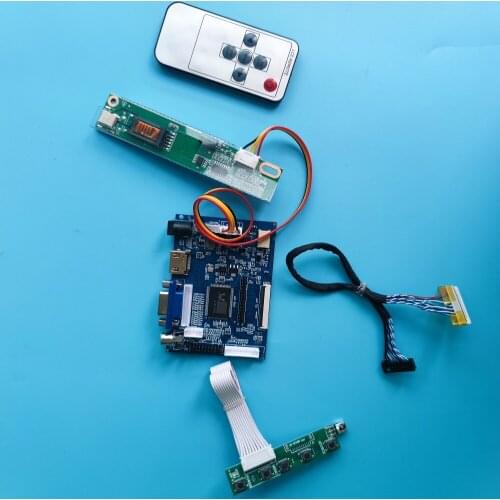 HDMI-compatible VGA 2AV LCD remote Controller Board kit For 14.1" 1280×800 LTN141AT03/M141NWW1/QD14TL01/B141EW01 LCD Screen LED