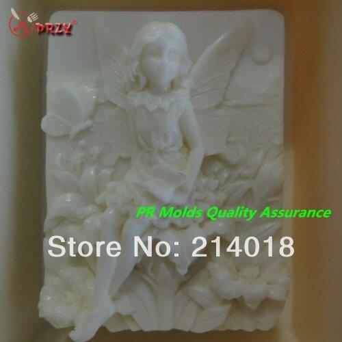 Beautiful faery modelling silicon soap mold animal fondant Cake decoration mold High-quality Handmade soap mold NO.:SO402