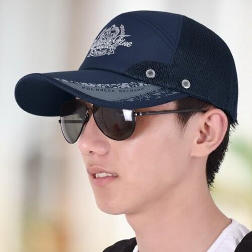 Summer hat male mesh baseball cap sunbonnet outside sun hat monochoria breathable fashion