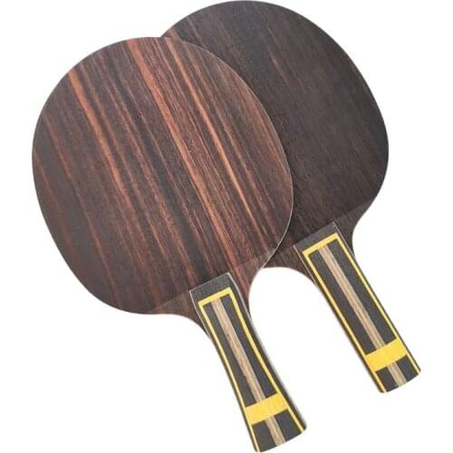 BLACK GOLD Violent Ebony Carbon ZLC built-in ALC inner Table Tennis Blade Two-sided Ping Pong Racket fast attack High elasticity