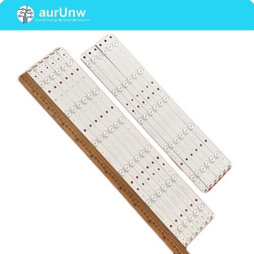 New Kit 12 PCS LED Backlight strip For 50" TV LC-50LB261U 500TT26 500TT25 V5 50PFL6340 LD50P03Q 500TT63 500TT42 500TT41 500TT56