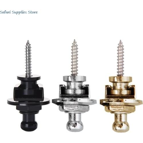 2 PCS New Guitar Strap Lock Botton Schaller Style Straplocks Electric Acoustic Guitar Bass Strap Locks Wholesale