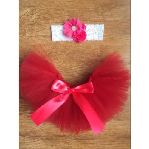 Newborn Girls Baby Tutu Skirts Toddler/Infant Short Cake Skirt Children Princess Headband Photo Prop Costume Outfit 0-1m or 3-4M