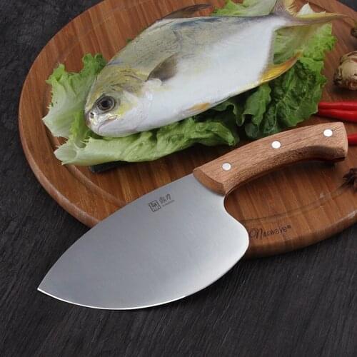 Professional Fish Utility Kitchen Fish Knife Sharp Blade Meat Cleaver Bone Vegetable Cutter Cookware