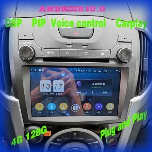 PX6 voice control Android 10.0 Car GPS dvd radio Player for S10 Colorado Trailblazer D-Max MU-X wifi usb 4+128GB carplay dsp