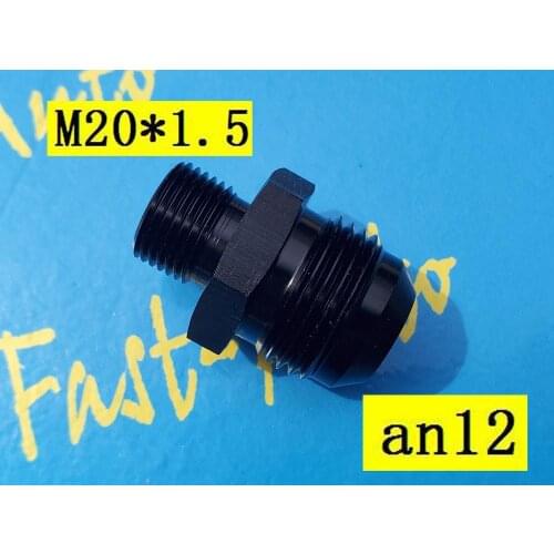 Male M20 P1.5 M20 * 1.5 M20 x 1.5 20*1.5 to 12an an12 an 12 male adaptor adapter Fitting