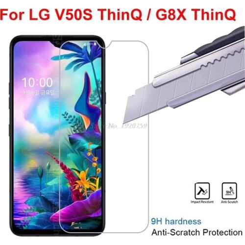 Tempered Glass For LG V50S ThinQ LM-V510N 6.4" Screen Protector Film For LG G8X ThinQ LMG850EMW 9H Premium Explosion-proof