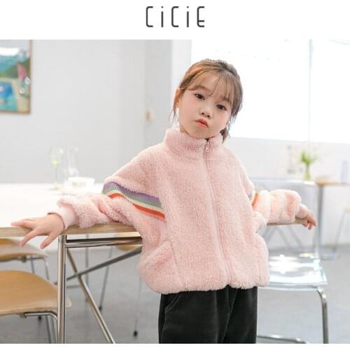 Cicie girls' coat autumn and winter high quality babys clothes childrens lovely coat