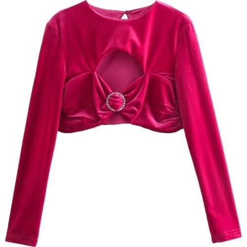 Женские красные рубашки ZXQJ China At AliExpress