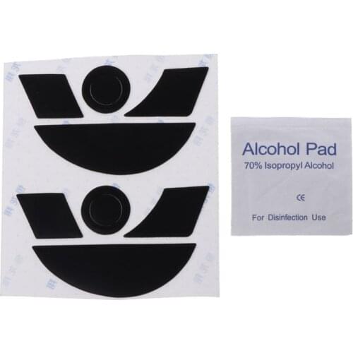 2 Sets 0.6mm Mouse Skates Mouse Stickers Pad for razer Naga 2014 Mouse Dropship