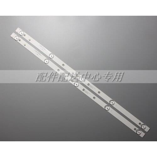 2pcs x LED Backlight Strip for MS-L1598 V1 32DN 2*5_3030_300MA_30V 6V/LED 8D32-DNWR-A3205A 5-LEDs