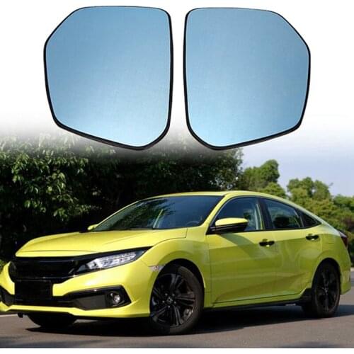 Car Rearview Mirror Glass Blue Glass for Honda Ten Generation CIVIC 16-19