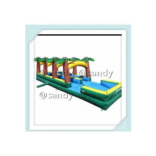 Free air ship to door,8x2.5m kids commercial backyard Slip N Slide Inflatable Water Slide,inflatable aqua slide