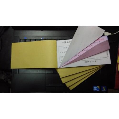Custom print Size17.5X9.5cm delivery Invoice/Payment receipt ,Carbonless receipt invoice book Quote Books duplicate printing
