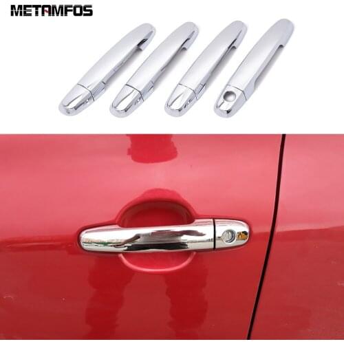 For Toyota Corolla 2003-2005 2006 2007 2008 Chrome Door Handle Catch Cover Trim Protect Sticker Exterior Accessories Car Styling