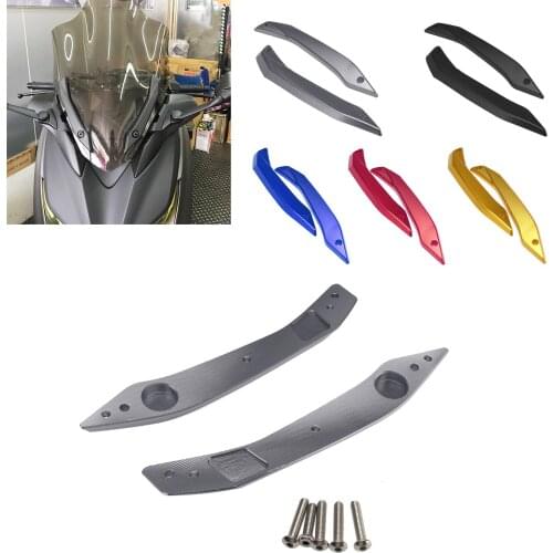 For YAMAHA XMAX125 XMAX300 XMAX400 Techmax 2020 Motorcycle Windscreens CNC Aluminum Alloy Bracket Bars Stent Adapt
