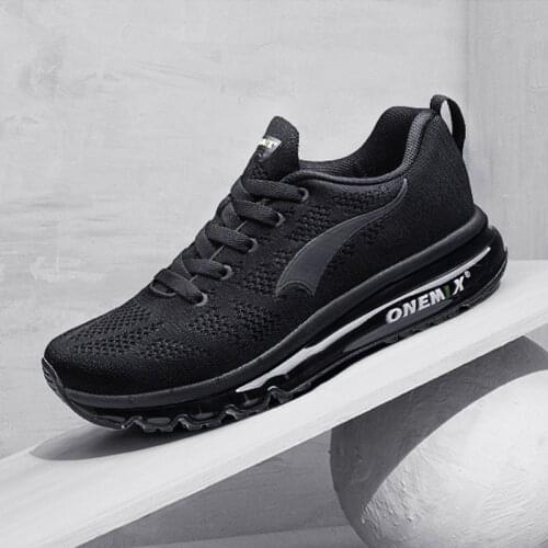 ONEMIX Men Sneakers Trainers Mesh Athletic Walking Gym Running Elastic Lightweight Shoes Air Cushion Sports Shoes zapatos hombre