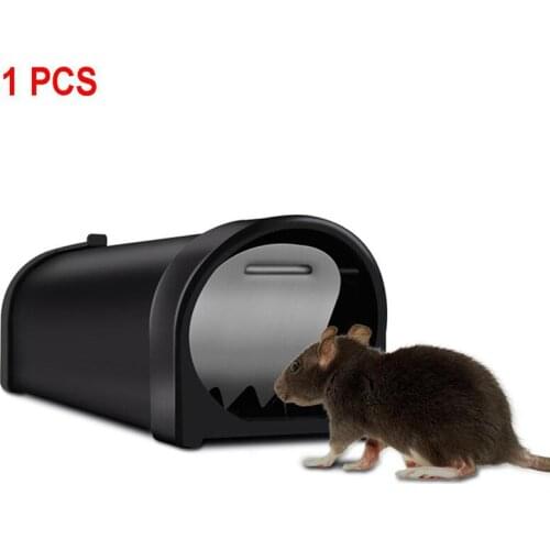 Reusable Smart Mouse Trap Humane Clear Plastic No Kill Rodents Catcher Mice Piege Rat Live Trap For Indoor Outdoor Pest Control