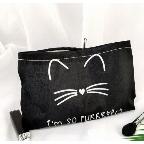 MONSTD Black Cosmetic Bags