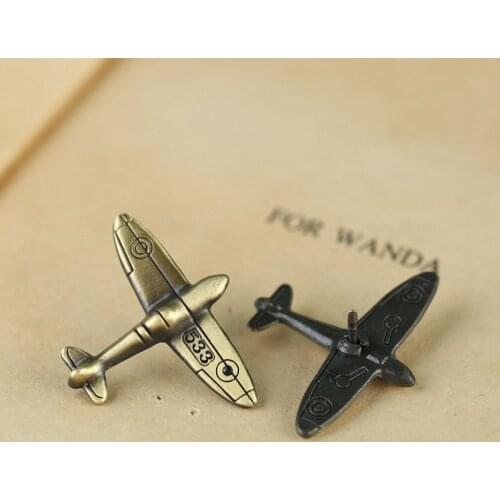 I-Remiel Mens Retro Aircraft Brooch Pin Buttons Womens Sweater Suit Shirt Collar Pins and Brooches Mens Clothing & Accessories