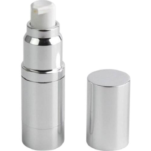 Latest Design Spot 12ml Empty Plating Three-piece Lotion Vacuum Bottle Cosmetic Travel Vacuum Flask Containe 20pcs/lot