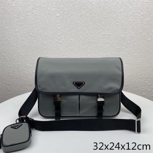 2021 new mens large-capacity handbag fashion shoulder bag