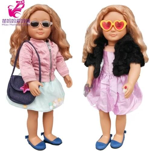 18 inch og girl Doll Clothes coat skirt Fit for baby doll 43cm coat Sets Girl Birthday Gift