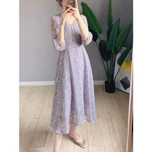 Летние шифоновые платья QIAOXICUN China At AliExpress