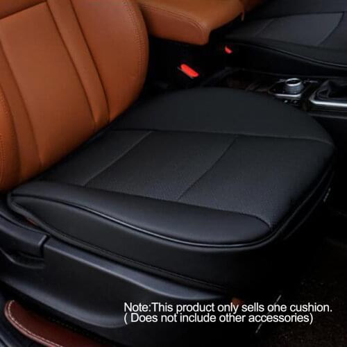 PU Leather Deluxe Car Cover Seat Protector Backless Cushion 3D Full Cover Front Pad