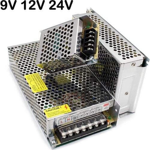 LED Lighting Transformers 12V Power Supply AC to DC 220V TO 9V 12V 24V Volt Power Supply Adapter Transformer 220V Smps For Leds
