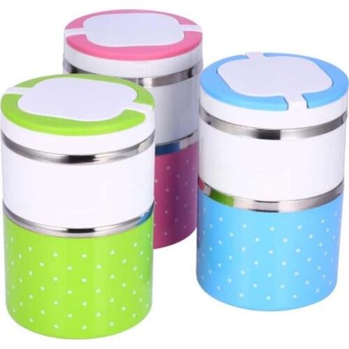 Eat Thermos 2li Handle, Lunch box-Hyper 2 Layer Food Thermos