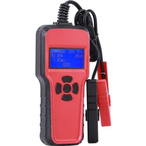 Battery Capacity Tester AE1801 Vehicle Battery Tester Auto Car Battery Analyzer Digital Car Tester with 18V LCD Display