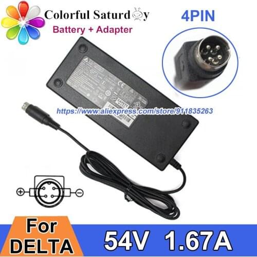 ADP-90DR B DELTA AC Adapter Charger 54V 1.67A 90W ADB-90DR B Power Supply For ZYXEL GS1900-10HP GS1900-8HP SG350-10P SG250-10P