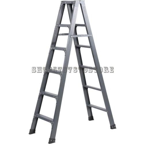 Aluminum Alloy Miter Ladder Household Thickened Folding Indoor Multi-functional Double Side Engineering Ladder 3m 10 Step Combin