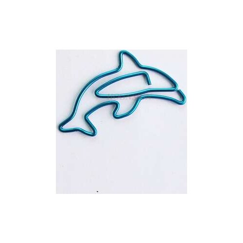 10pcs Dolphin Paper Clip Paper Clip Paper Clip Shaped Paper Clip Cartoon Hand Account Clip