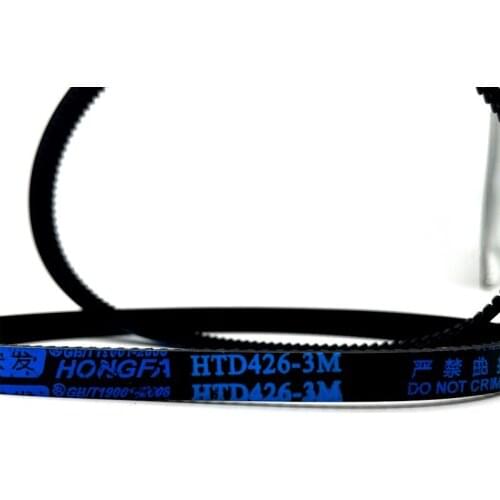 Arc HTD 3M Timing belt C=426 width 10-25mm Teeth142 HTD 3M synchronous pulle 426-3M